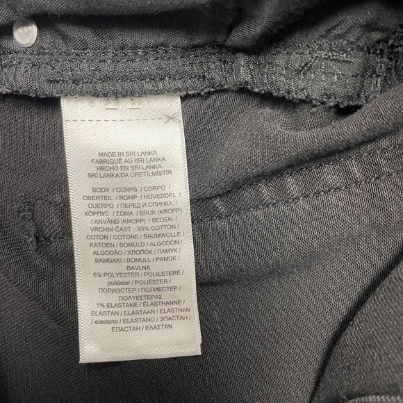 LAUREN RALPH LAUREN JEANS WOMENS 12 HIGH RISE STRAIGHT STRETCH SKINNY BLACK - Picture 6 of 12